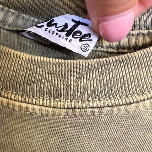 Rustee Clothing "Ain't My First Rodeo" Washed Graphic Tee Small - Picture 2 of 2